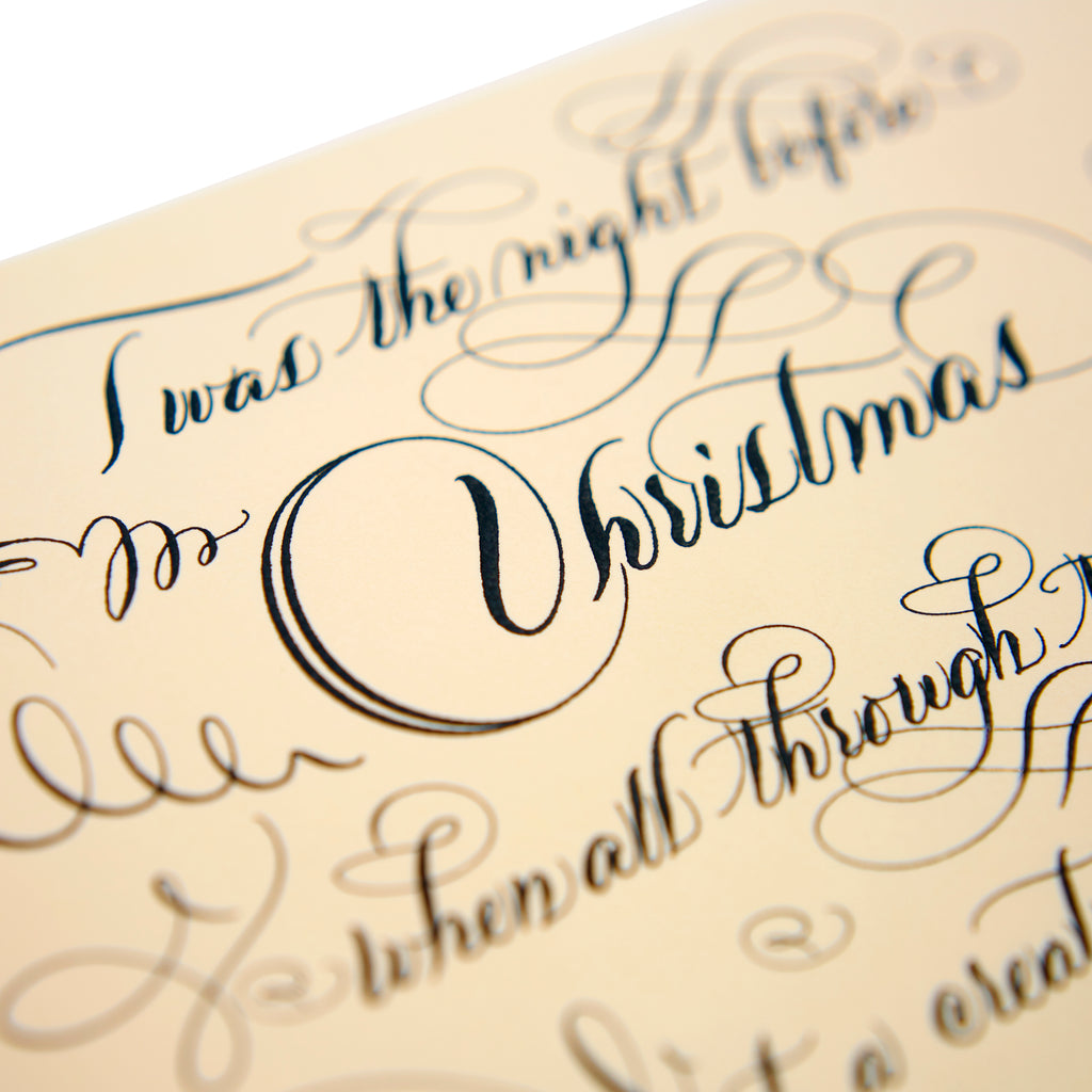 T'was The Night Black Folder Card