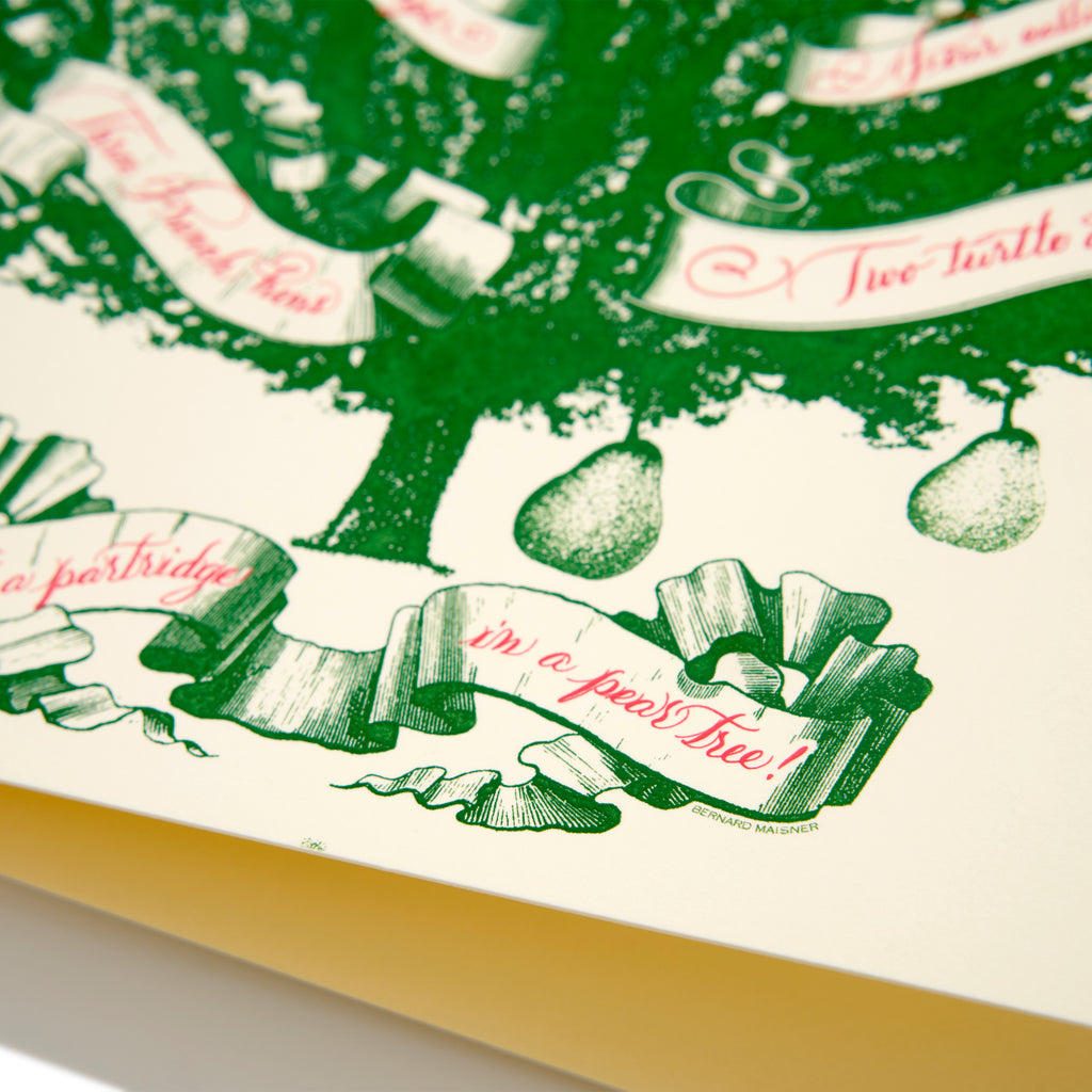 Partridge in a Pear Tree Folder Card