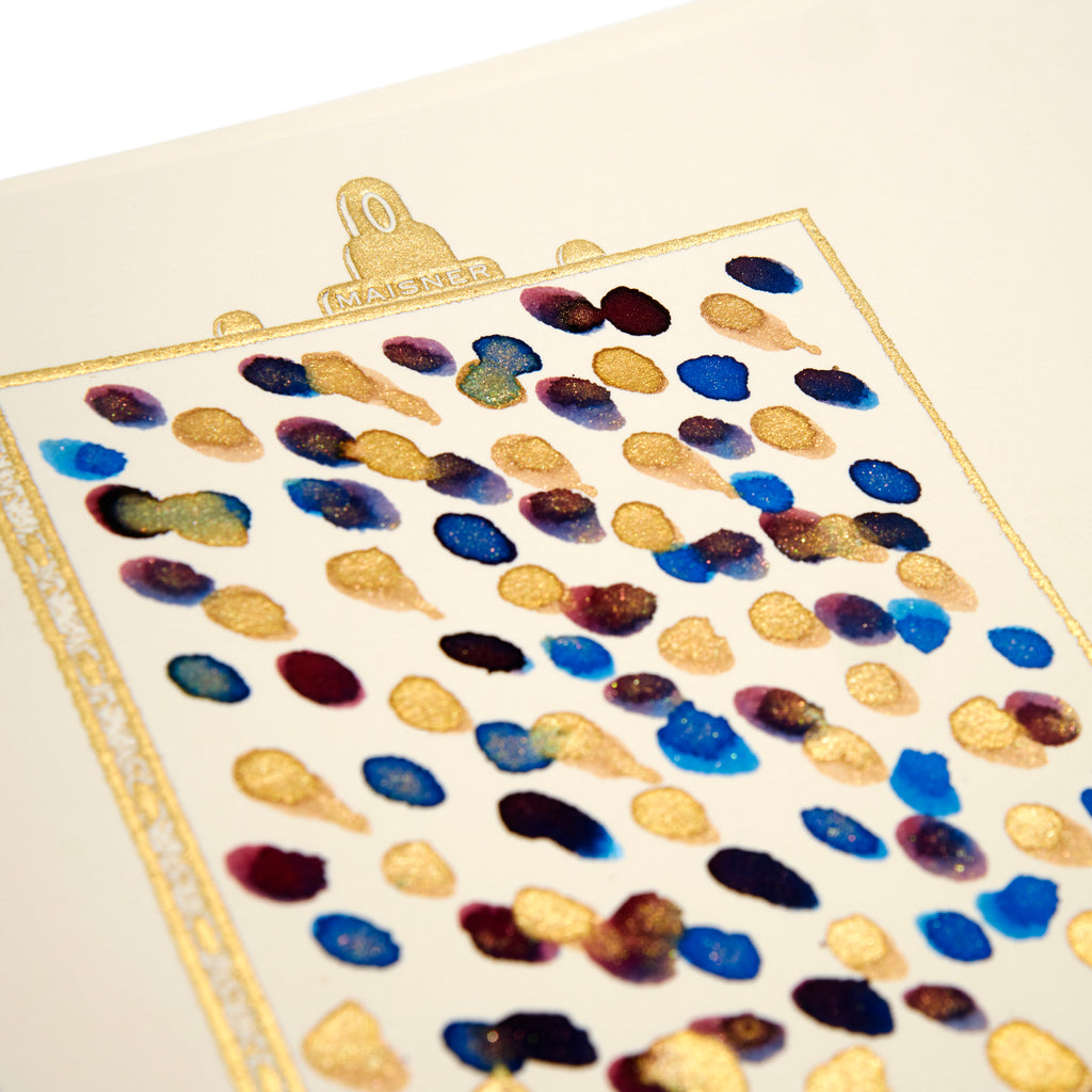 Easel & Canvas Hand-painted Grand Statement Card