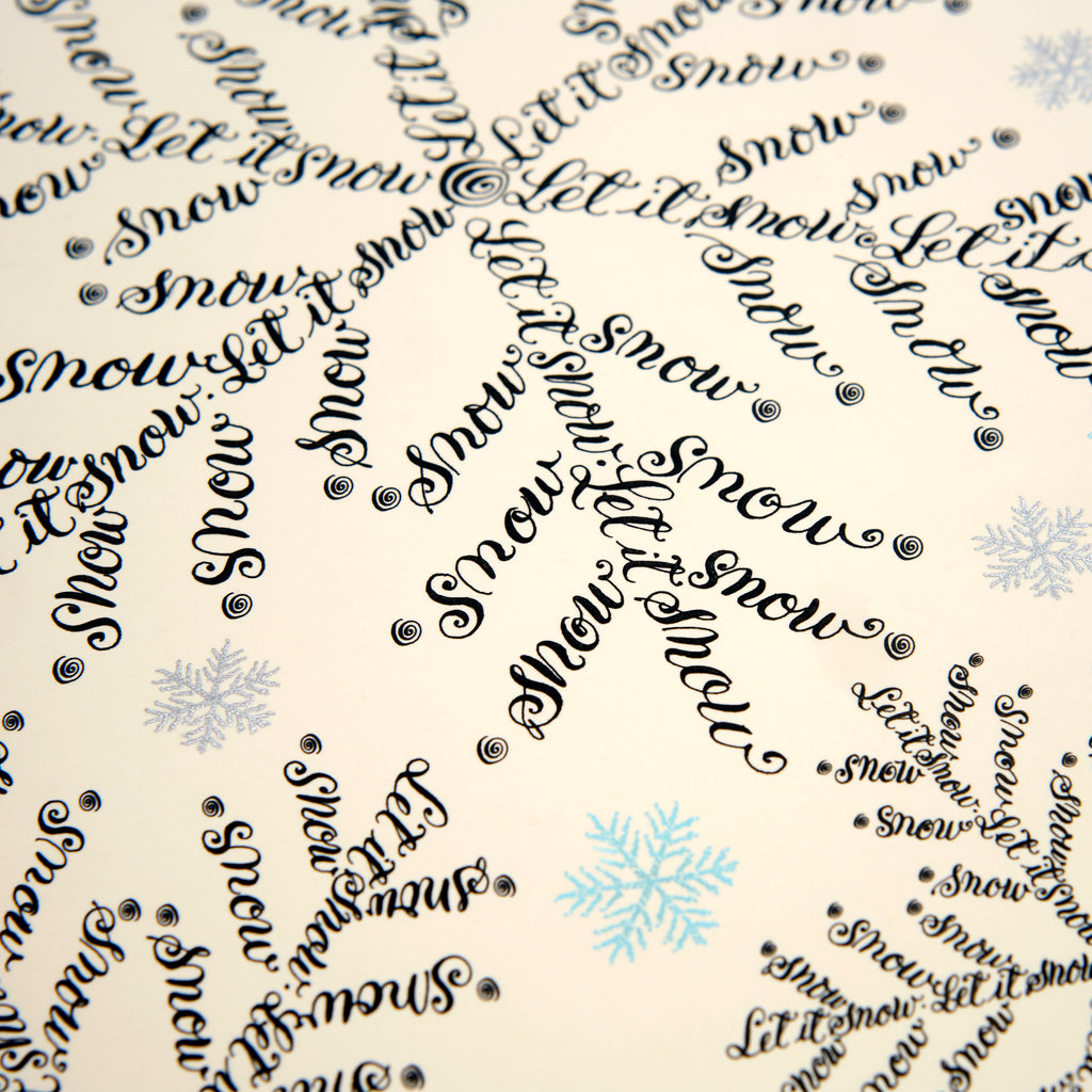 Let It Snow Grand Statement Card