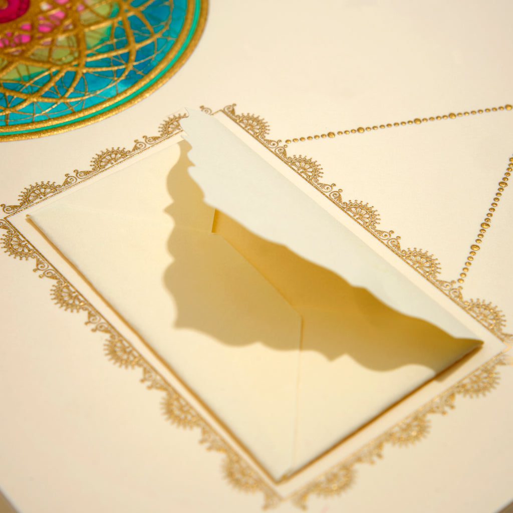 Ornaments Hand-Painted Grand Statement Card