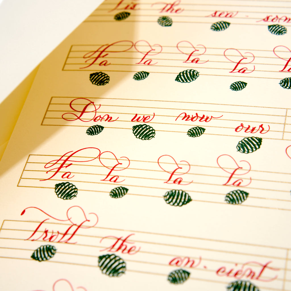 Deck The Halls Folder Card