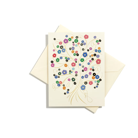 Tree of Life Multicolor Folder Card